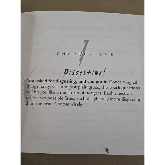 Would you Rather? Doubly Disgusting/over 300 crazy questions! Fun book - preteen - Picture 7 of 11